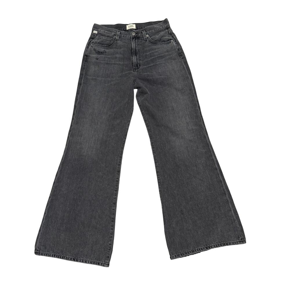 Citizens of Humanity Annina Premium Vintage Wide Leg Dark Gray Jeans W27 USA - Picture 1 of 13